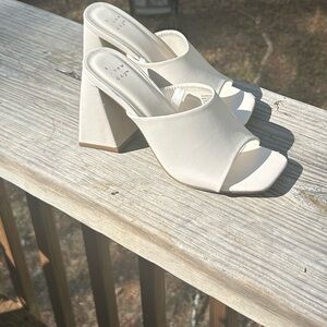 A New Day Shoes A New Day Block Heel Mules